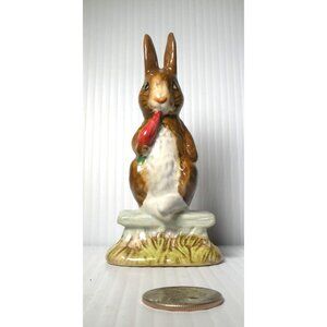 Beatrix Potters Fierce Bad Rabbit Figurine Beswick England 1977 Ceramic Collecti
